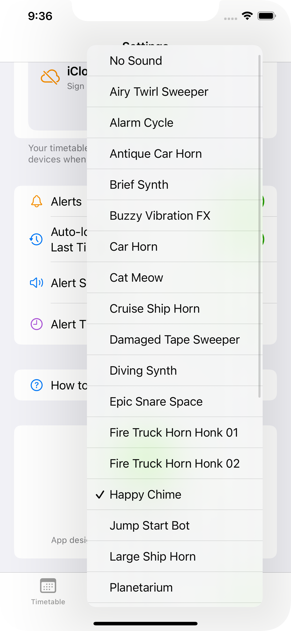 Bell Times custom sounds