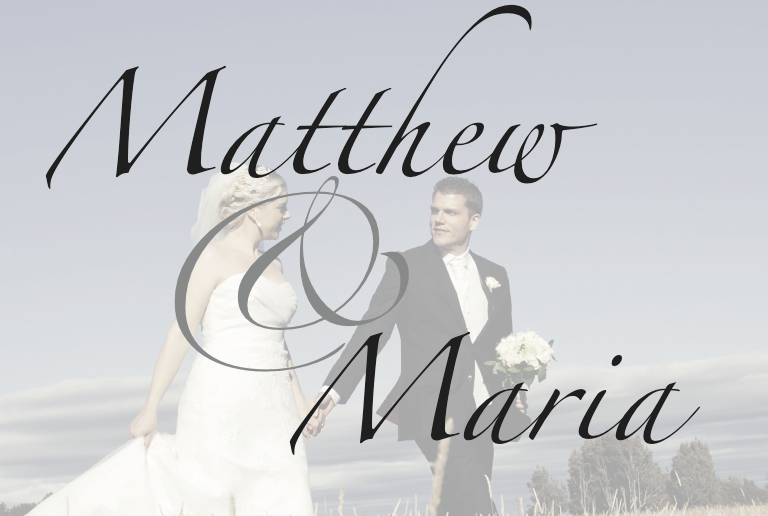 Matthew & Maria Wedding