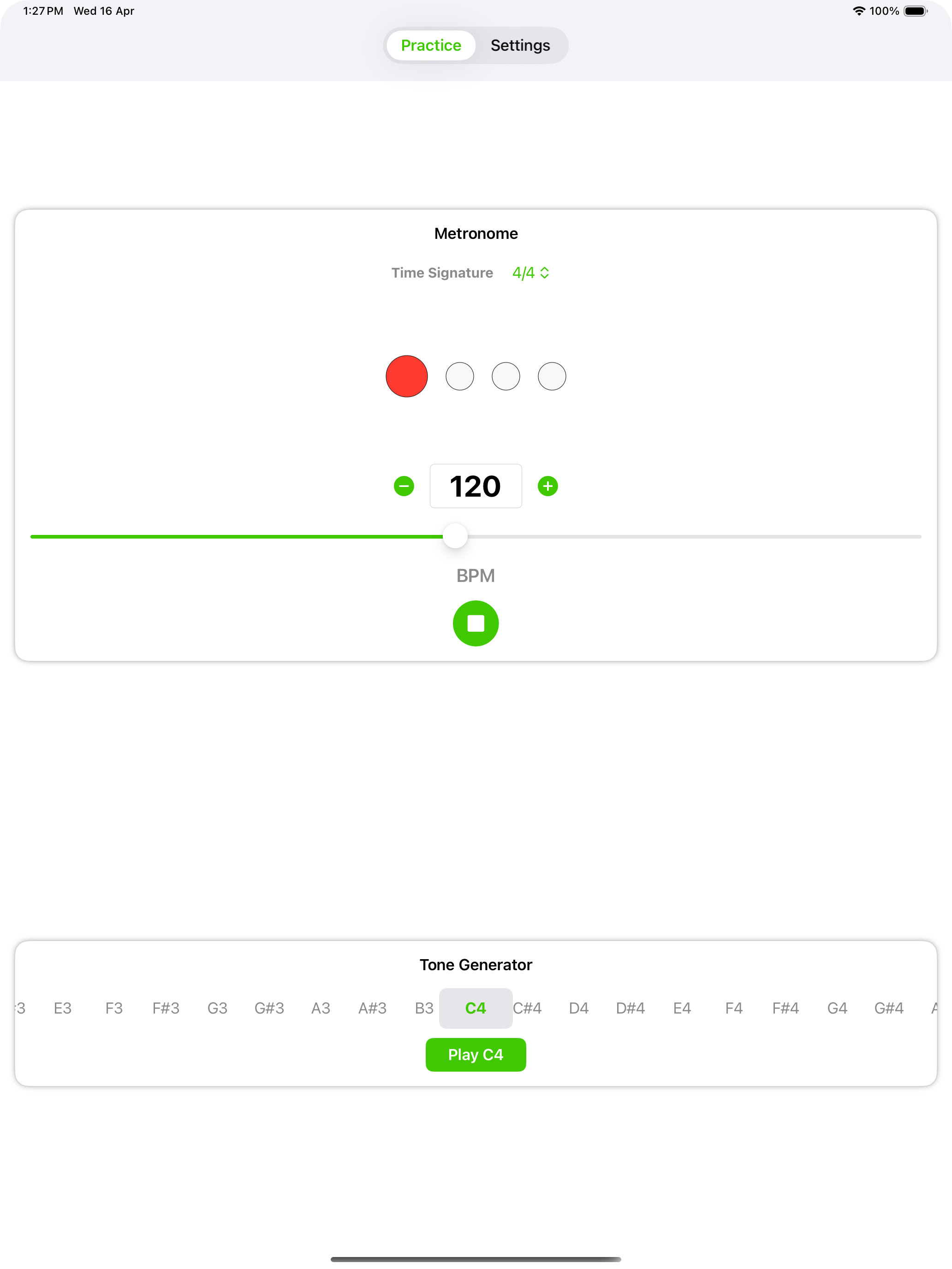 Vocal Buddy iPad LED